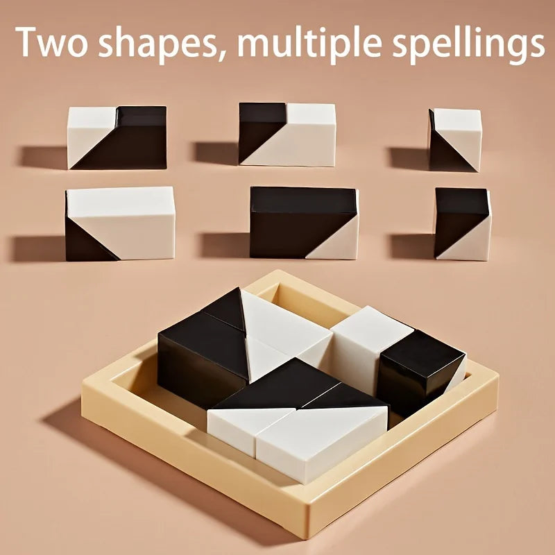 120 Level Hidden Block Puzzle: 3+ Years, ABS Material, Enhances Logic and Spatial Reasoning, Suitable for 3-8 Year Olds