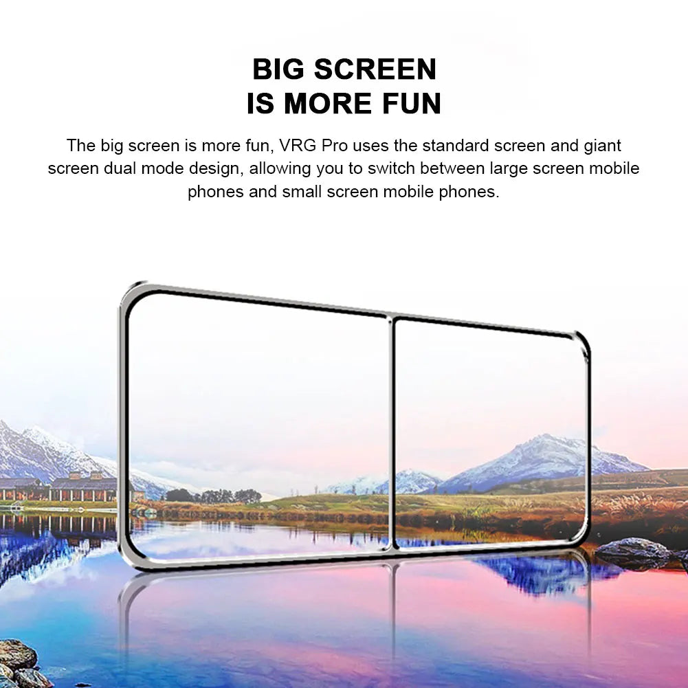 Virtual Reality 3D VR Headset Smart Glasses Helmet for Smartphones Cell Phone Mobile 7 Inches Lenses Binoculars Goggles Devices