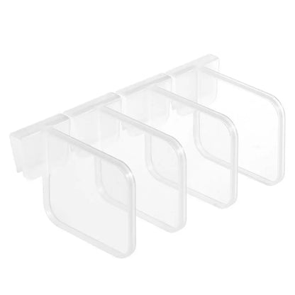 1Pcs/1Set Fridge Side Door Refrigerator Partition Board Kitchen Accessories Home Separating Storage Shelf Bottle Can Organizer