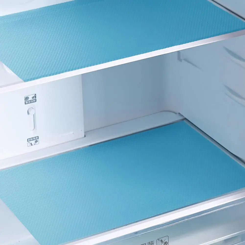 Reusable Fridge Liner Non-slip Refrigerator Shelf Liners Reusable Mats for Kitchen Cabinets Glass Shelves for Kitchen