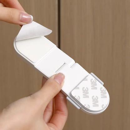 FaSoLa Adhesive Straps Locks Baby Proofing Cabinet Latches for Drawers Fridge Door Oven Window No Drilling Safety Lock