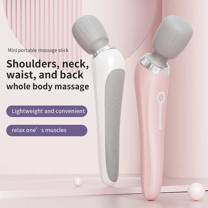 New Portable handheld massager USB rechargeable multifunctional full body massage gun relax neck back legs and waist masajeador