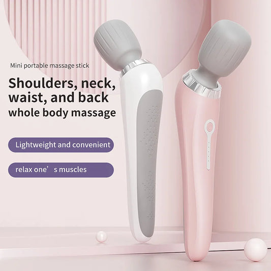 New Portable handheld massager USB rechargeable multifunctional full body massage gun relax neck back legs and waist masajeador