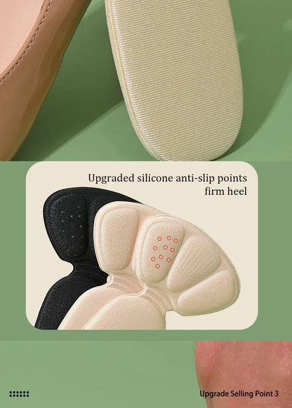 T-Shaped Heel Protectors Stickers Womens Shoes Heel Cushion Foot Care Products Non Slip Shoe Pads High Heels Half Shoe Inserts