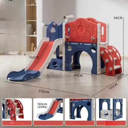 Children's Slide Outdoor Indoor Domestic Baby Sports Three-in-one Slide Swing Family Multifunction Amusement Park Toys Slide