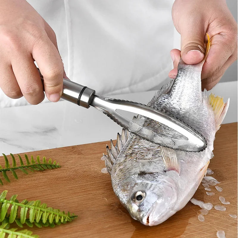 Fish Scale Remover Kitchen Fish Descaler Tool Fish Bone Tweezers/Fish Descaler Kitchen Utensil Gadget Kitchen Cooking Assistant