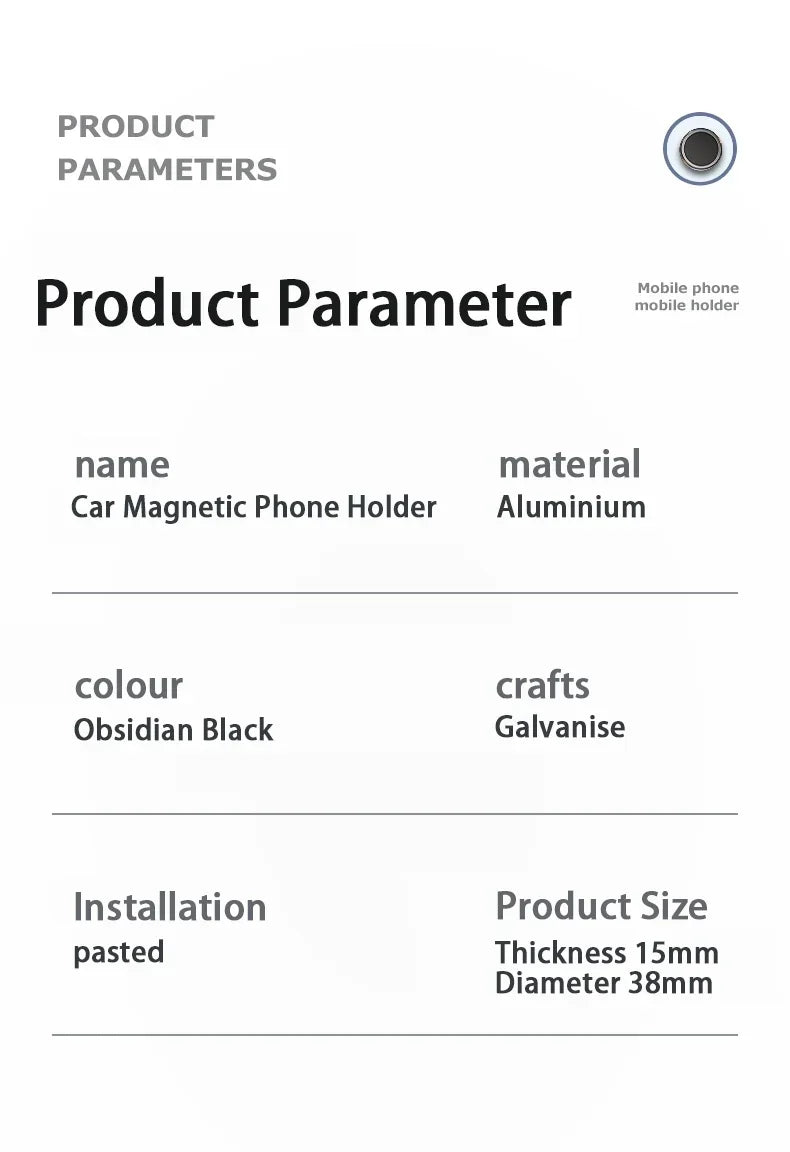 New Magnetic Car Phone Holder Mount Without Gravity Mobile Cell GPS Magnet Suction Support In Car Bracket Stand For All Phones