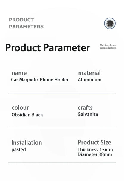 New Magnetic Car Phone Holder Mount Without Gravity Mobile Cell GPS Magnet Suction Support In Car Bracket Stand For All Phones