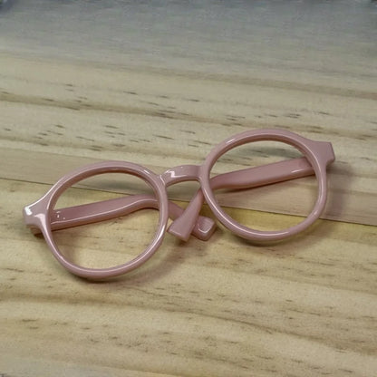 LABUBU 17cm Doll 6.5cm Transparent Glasses Stylish Sunglasses for 1/8 -1/4 BJD Doll Accessories