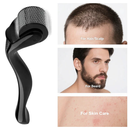 Titanium Derma Pen Roller Hair Growth Beard 540 Microneedle Roller for Facial Skin Care MTS Micro Needle Roller Mesotherapy Use