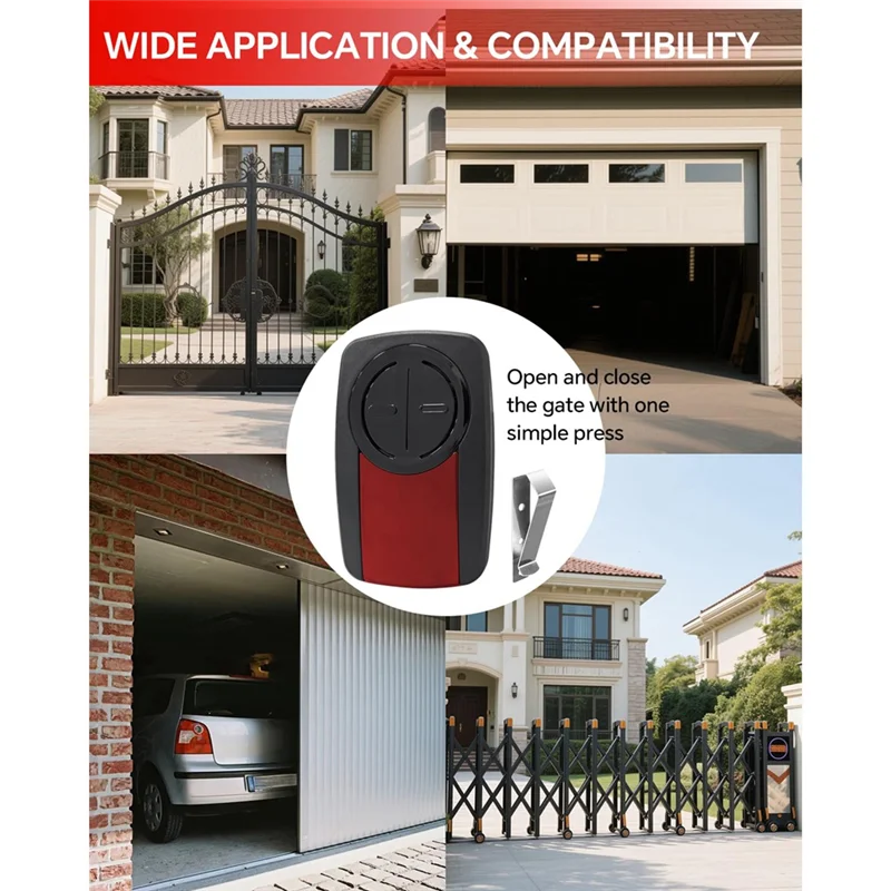 ABGI-Garage Door Opener For Liftmaster 375UT 380UT 375LM Remote Control For Garage Door Opener