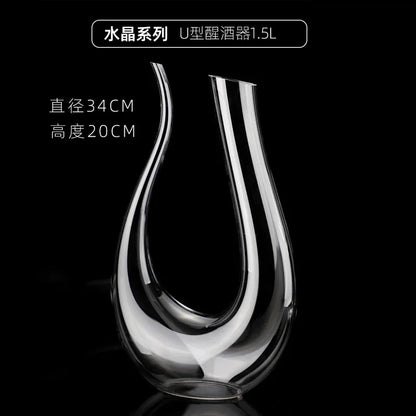 High-grade crystal glass red wine decanter household  dispenserEuropean red wine jug wine personality jug set