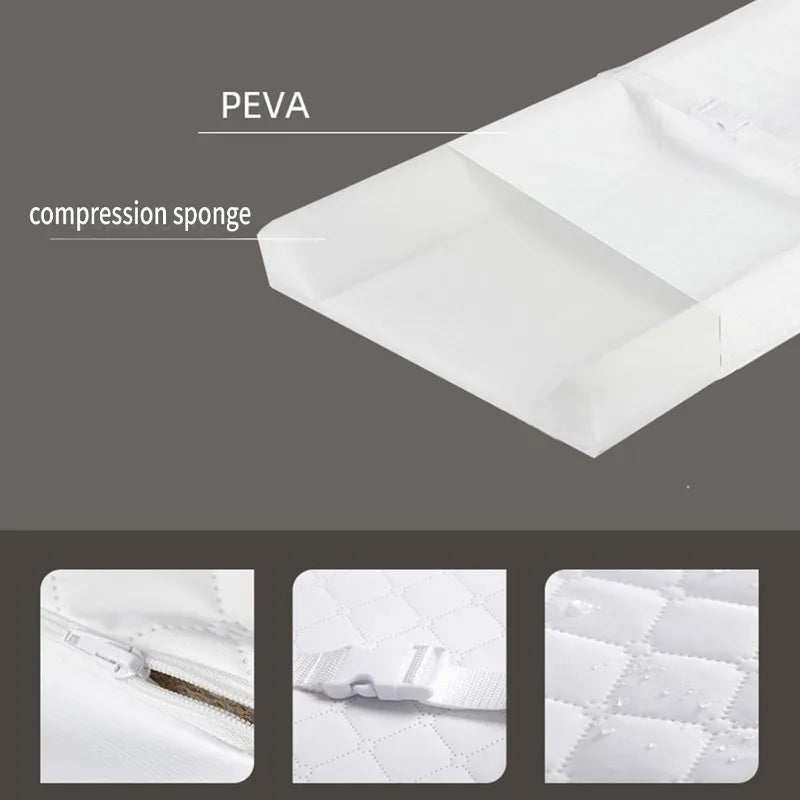 Baby Changing Pad for Combo Crib with Changer & Dresser Waterproof Non-Slip Diaper Contoured Foam Changing Table Topper
