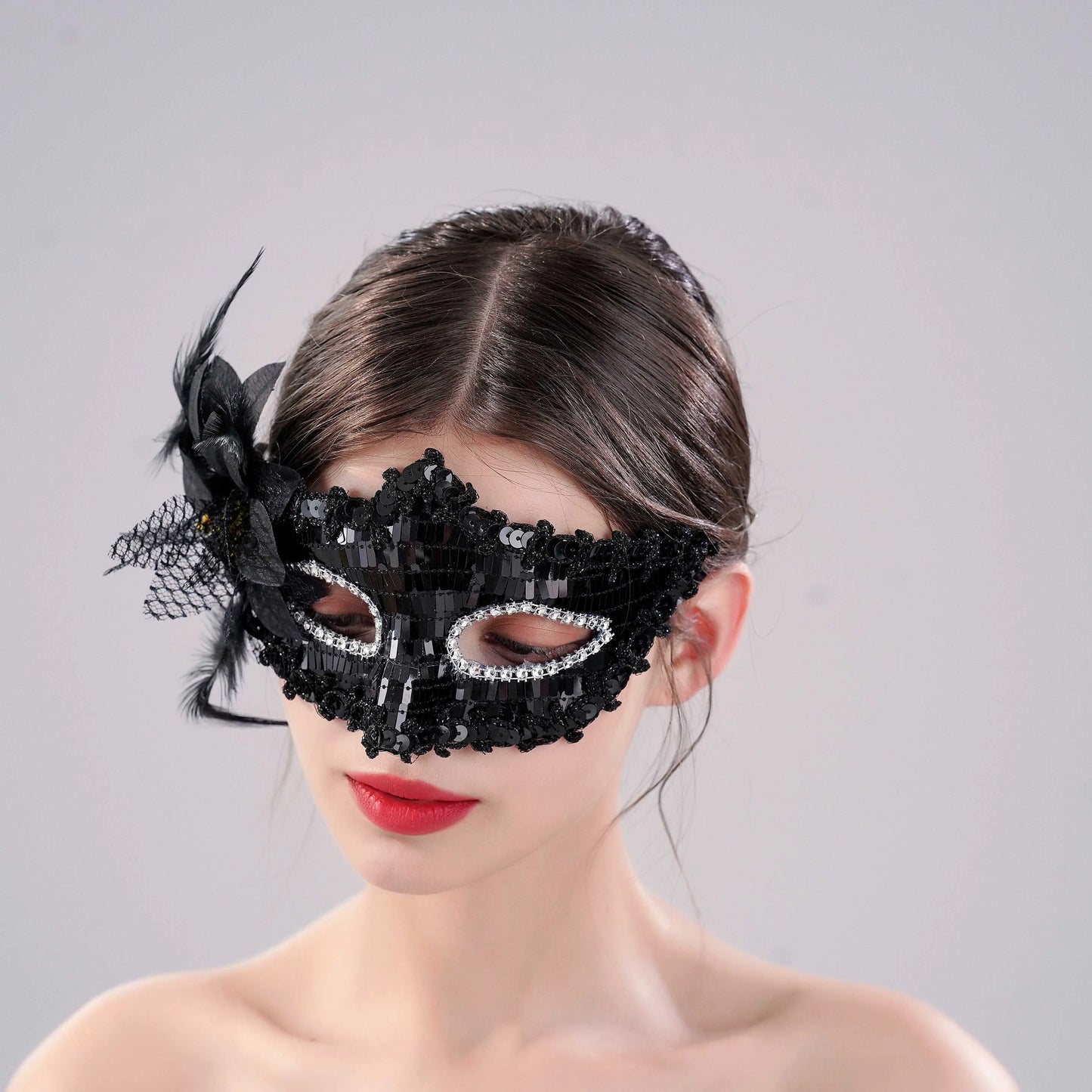 Itacazzo Decorative Props Mysterious & Sexy Ladies' Masquerade Ball Decorative Mask