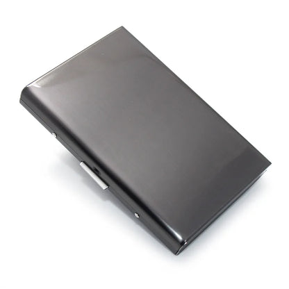 Men RFID Card Holder Blocking Aluminum Metal Slim Wallet Money Bag Anti-scan Credit Card Holder Thin Case Small Male Purses