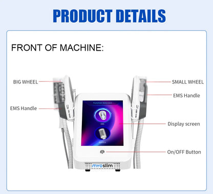 NEW 200HZ EMSzero Roller Slimming Cellulite Reduction Inner Ball Roller 360 Degree Infrared Vacuum Roller Massage Beauty Machine