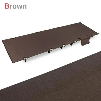 Outdoor Lightweight Folding Bed Portable Camping Bed Simple Military Bed Accompanying Lunch Bed Camping Simple Leisure Bed