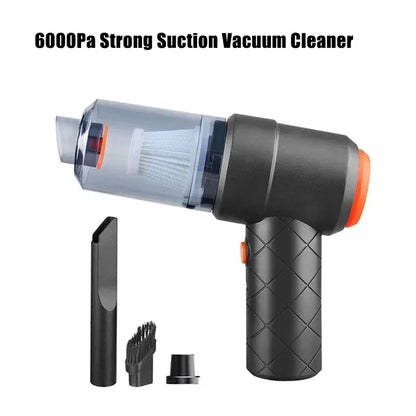 Cordless Car Vacuum Cleaner - Handheld High-Power Suction for Auto & Home, Portable Mini Vacuum with Strong Blowing Function