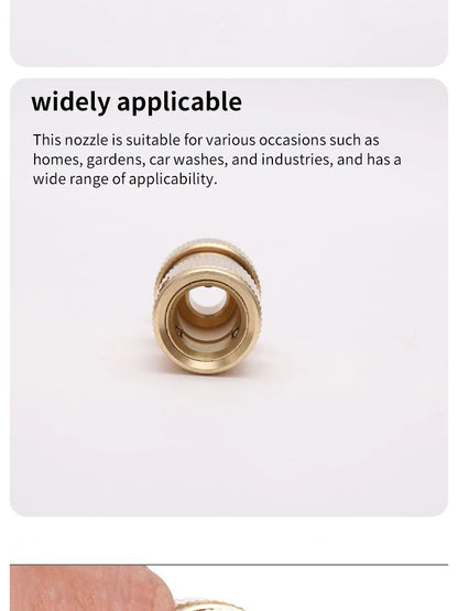 All-copper water gun connector 4-way water connector water pipe connector high-pressure water gun connector