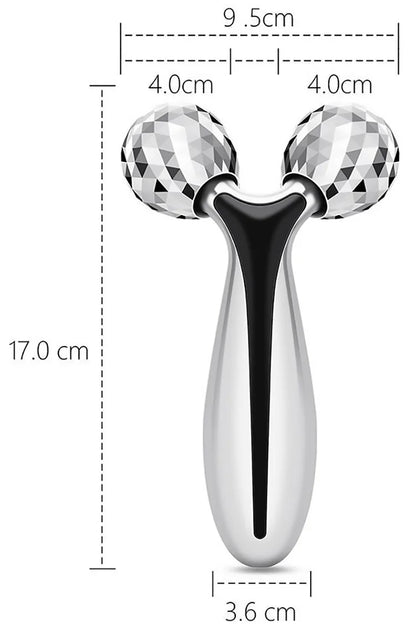 High Quality Facial Beauty Device Thicker 3D Roller Massager Skin Firming Thin Face 360° Rotatable Wrinkle Remover Relax Massage