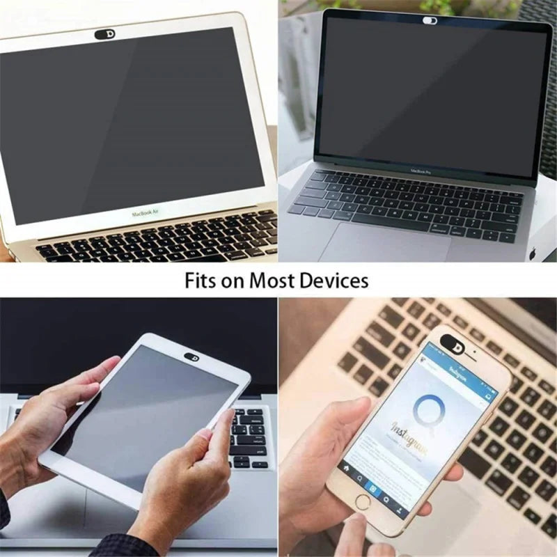Webcam Cover Shutter Slider ABS Camera Cover for iPad Tablet Webcam Laptop PC Camera Mobile Phone Lenses Privacy Cam Sticker