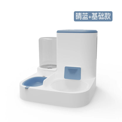 Pet automatic drinking water feeder Integrated large capacity dry and wet separation Ceramic bowl Stainless steel bowl