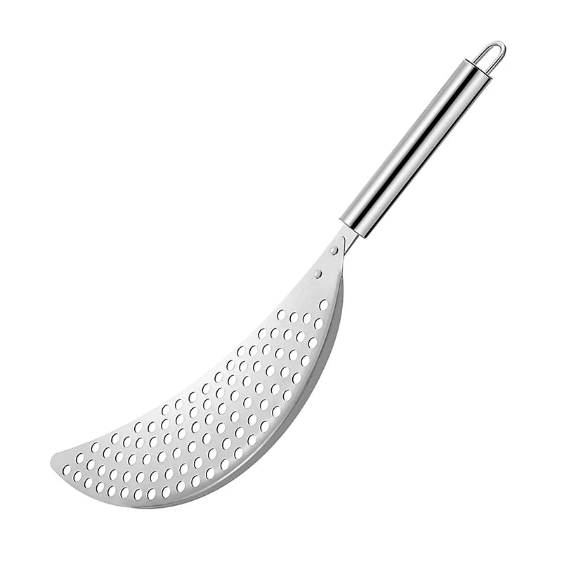 Stainless Steel Pan Pot Strainer with Handle, Pasta Drainer, Colander Water Filter, Vegetable Drainer, Kitchen Slag Separator