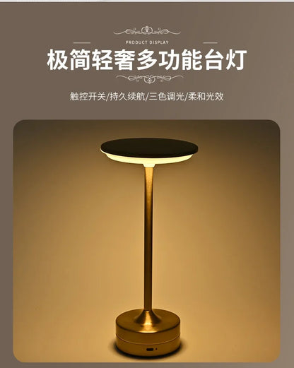 Decorative desk lamp bar bedroom camping ambient light study bedside eye protection led creative gift night light