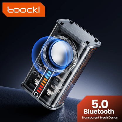 Toocki K07 Portable Bluetooth 5.0 Speaker Stereo Surround Wireless Bluetooth Speakers Dazzling Lighting Audio Player Loudspeaker