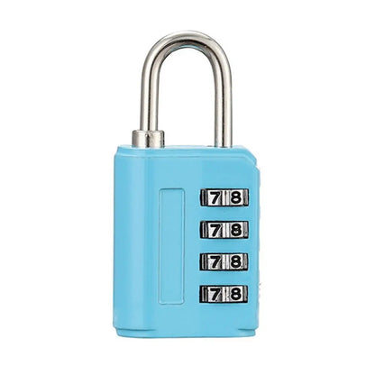 4 Digit Number Combination Pad Lock Padlock Outdoor Waterproof Lock Suitcase Luggage Security Coded Lock