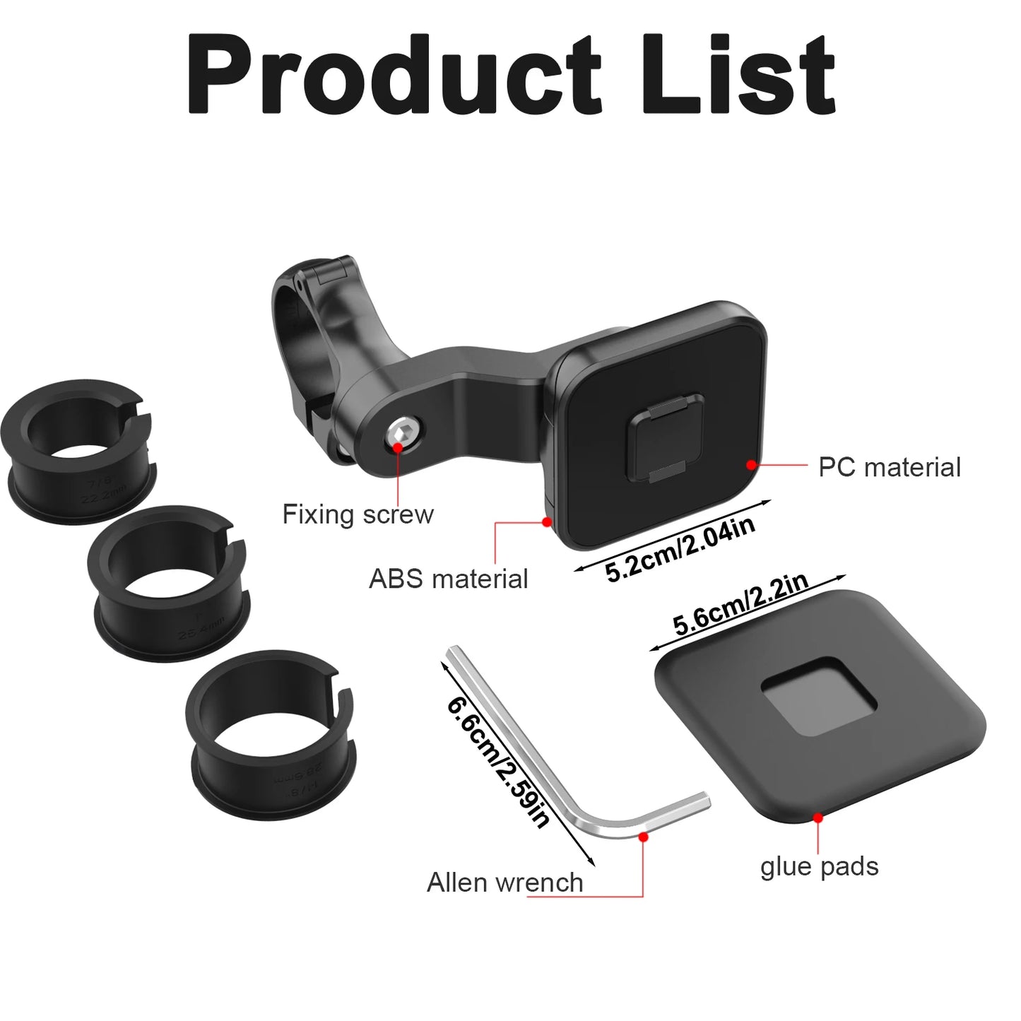 Bike Phone Holder,Magnetic Phone Holder,Motorcycle Cell Phone Holder,Mountain Bicycle Stem Phone Holder,for various phone models