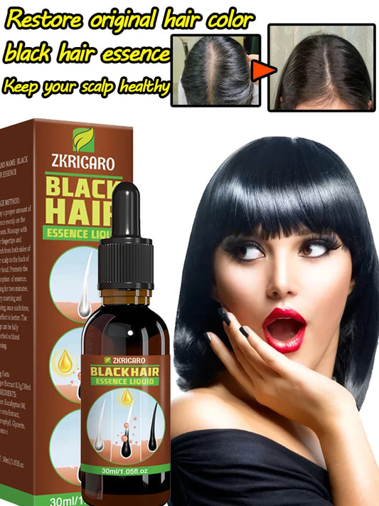 Grey hair serum for men and women, from white to black
