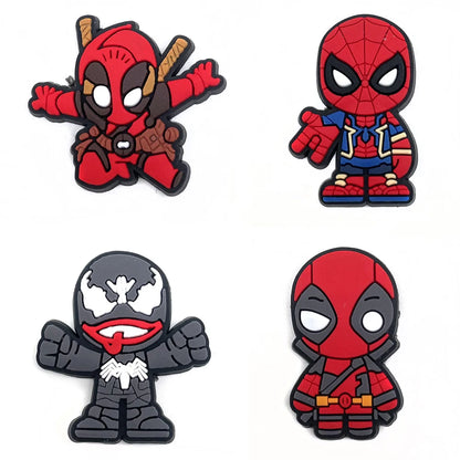 28styles Movies Super Hero Shoe Charms for Clogs Sandals Decorations shoes Accessories PVC Charms Cartoon Kids Gifts
