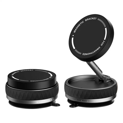 Magnetic Car Mount Stand Vacuum Strong Suction Stand Phone Holder Foldable 360 Rotation Adjustable Car Phone Bracket for Magsafe