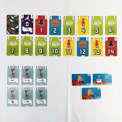 Fishing New Board Game 3-5 Players 40-60 Minutes Family/Party Table Game Fun Friends Card Game Entertainment