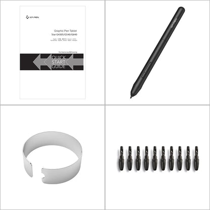 Drawing Tablet XPPen G430S Graphic Drawing Tablet with 8192 Levels Pressure Battery Free Stylus 4x3 Inch Tablet for Windows Mac