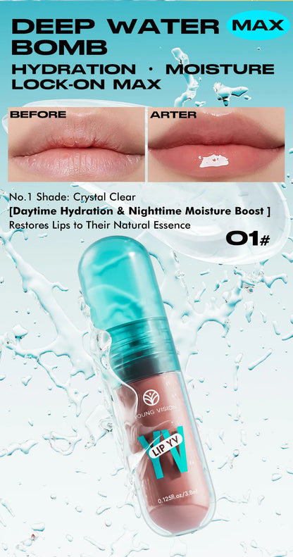 YOUNG VISION 6-Shade Avocado Long-Lasting Moisturizing Lip Stain is lightweight, non-sticky, non-stick cup lip stain