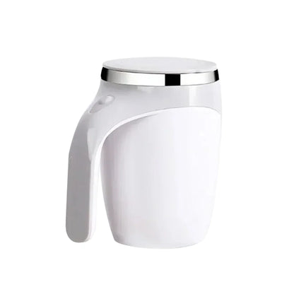 Self mixing mug: a self mixing coffee cup, a rotating home office travel mixing cup, used for mixing coffee, chocolate, etc