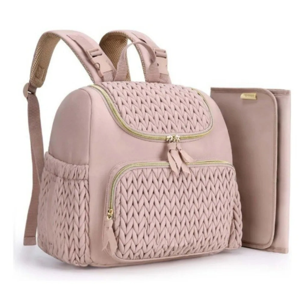 New Large Capacity Mommy Bag Lightweight Fashion Baby Diapers Organizer Diaper Bag Women