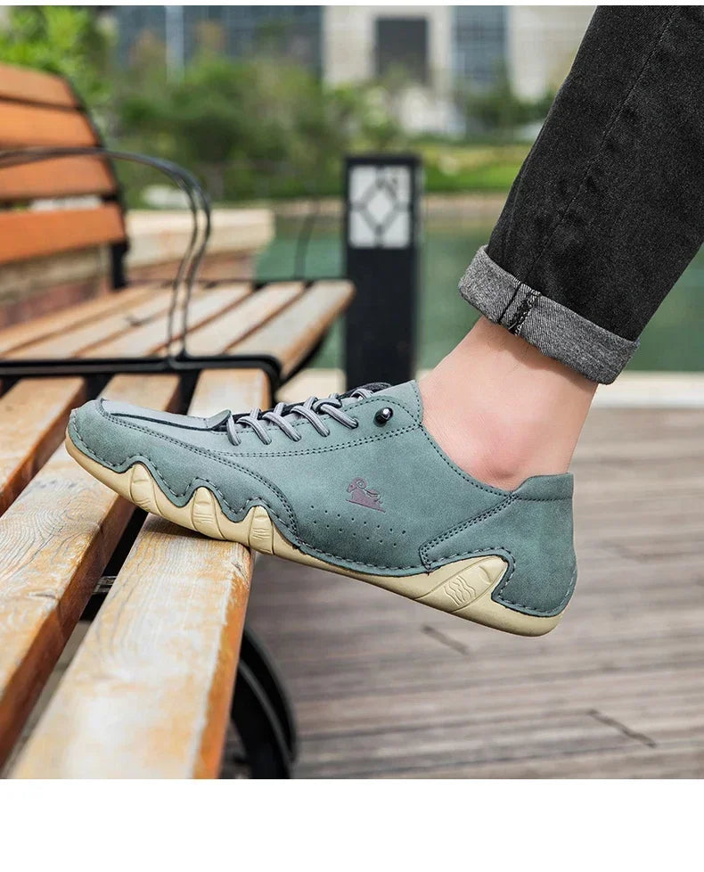 Men's Shoes 2025 Spring  Autumn New Business Casual Leather Shoes Men's Single Shoes Simple British Loafers Trendy Travel Shoes