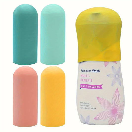 Leak Proof Sleeves For Travel Container, Toiletry Covers For Leak Proofing In Luggage,  Fits Most Size Bottles