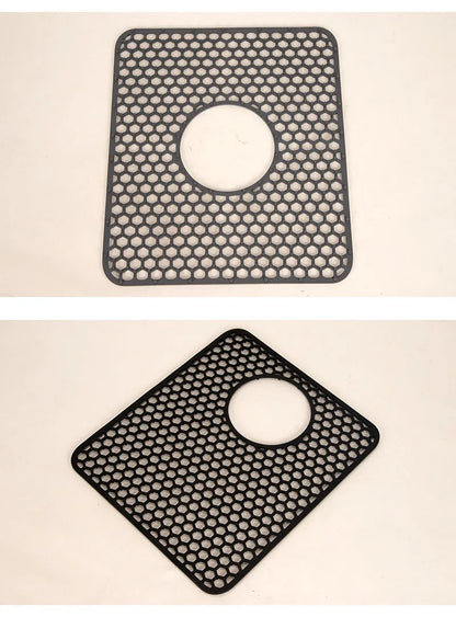 Sink Protectors for Kitchen Sink,Sink Mat,Grid Silicone Kitchen Sink Mat for Bottom of Stainless Steel Sink,Heat resistant mat