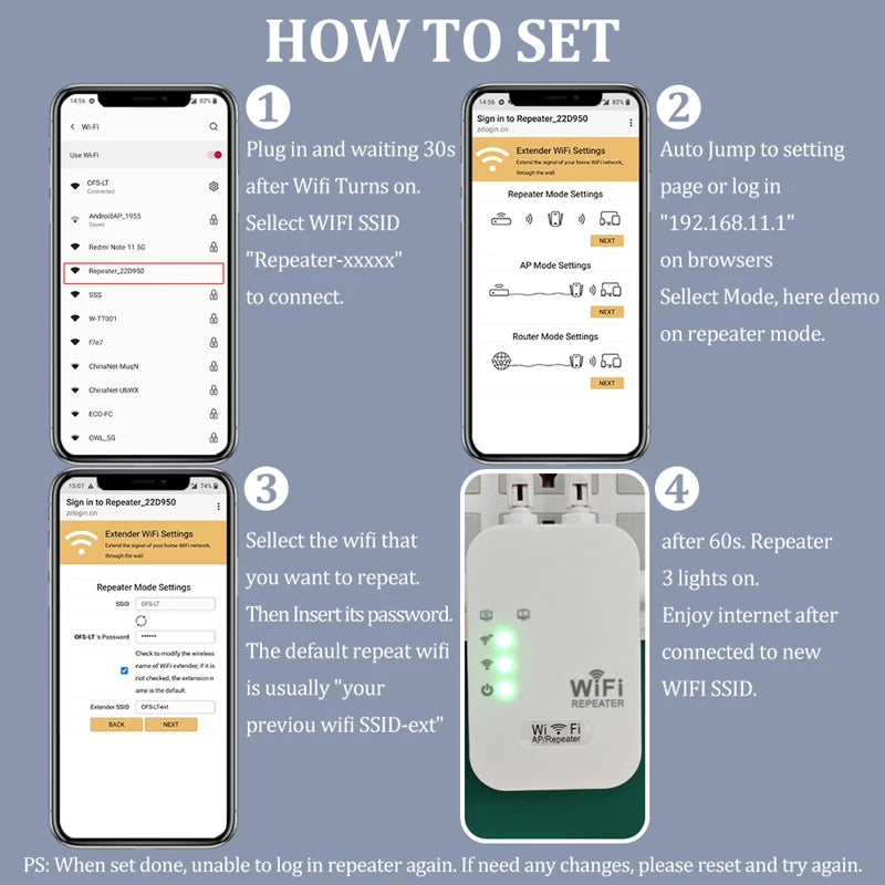 Xiaomi 1200Mbps Wifi Amplifier Dual band 2.4G 5G Repeater Network Expander Range Extender Signal Booster Wireless Wi-Fi Router