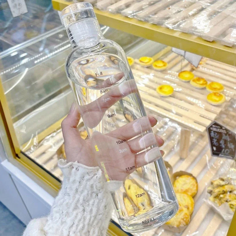 Sports Water Bottle New Simple Water Cup Portable Water Container Outdoor Travel Fitness Sports Gym Bottle Milk Juice Bottle