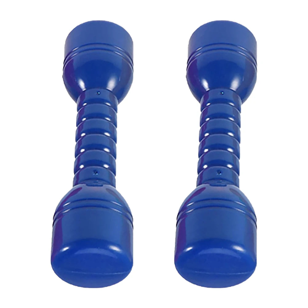 2Pcs Plastic Dumbbells Children'S Sports Fitness Dumbbells Fitness Equipment Children Dumbbell Toddler Toys Fitness kids Barbell