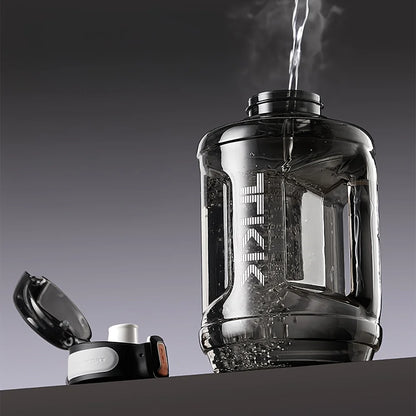 1800Ml Large Sports Plastic Water Bottle with Straw Lid Lock for Hydration, Gym Workouts, Outdoor Fitness, Travel, Camping