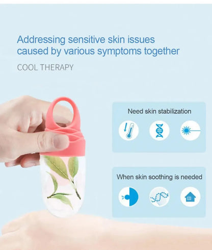 1pc Skin Care Beauty Lifting Contouring Tool Silicone Ice Trays Ice Globe Ice Balls Face Massager Facial Roller Reduce Acne