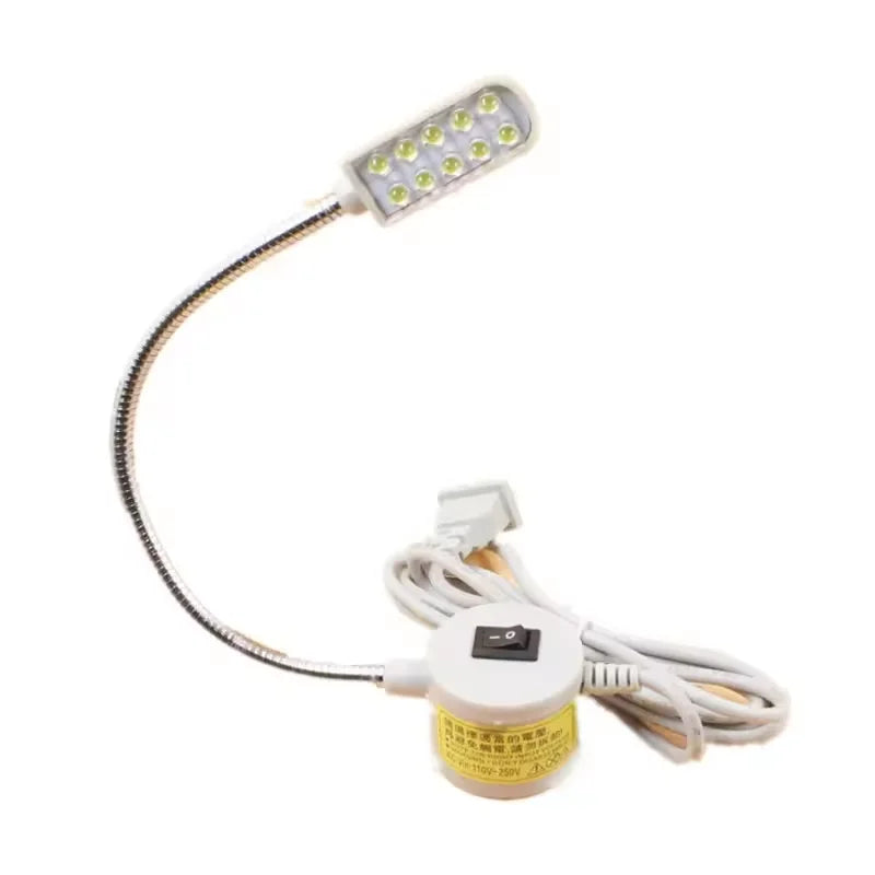 10/30LEDs Sewing Machine Light LED Portable Work Light,Flexible Gooseneck Lampe with Magnetic Base for Workbench Lathe