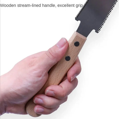 310MM Steel Saw Double Edged Japanese Pull Saw Flexible Blade Hand Saw for Woodworking Cutting Saw
