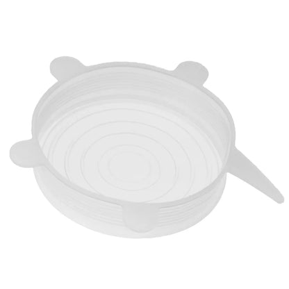 Fresh Cover Stretch Silicone Lids Heat Resistant Reusable Universal Fit for Bowl Pot Pan Microwave  Refrigerator  Storage  Leak